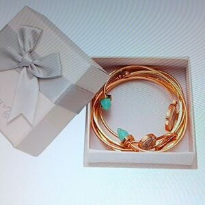 New Chrontier Boho Style Inspirational Bracelet Set Engraved Multi Layer Stack